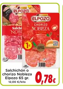 Proxi ELPOZO Salchichón o chorizo Nobleza oferta