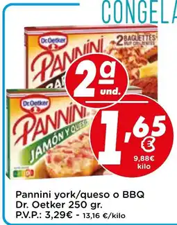 Proxi DR OETKER Pannini york/queso o BBQ oferta