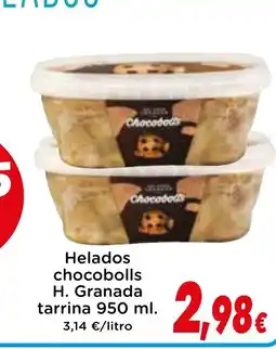 Proxi H GRANADA Helados chocobolss oferta