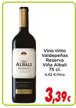 Proxi Vino tinto Valdepeñas Reserva Viña Albali oferta