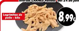 Proxi Lagrimitas de pollo oferta