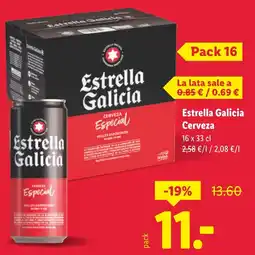 Lidl ESTRELLA GALICIA Cerveza oferta