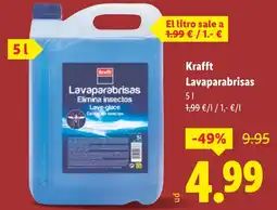 Lidl KRAFFT Lavaparabrisas oferta