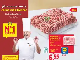 Lidl Burger meat picada mixta oferta