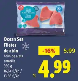 Lidl Ocean Sea Filetes de atún oferta
