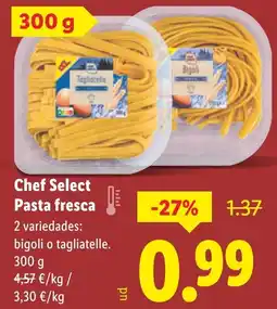 Lidl Chef Select Pasta fresca oferta