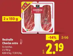 Lidl REALVALLE Chorizo extra oferta