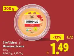 Lidl Chef Select Hummus picante oferta