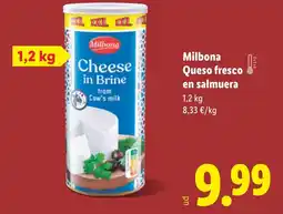 Lidl MILBONA Queso fresco en salmuera oferta