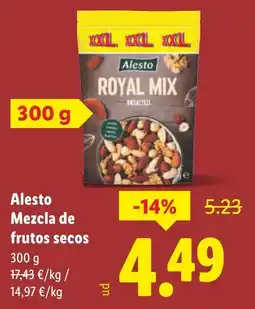 Lidl ALESTO Mezcla de frutos secos oferta
