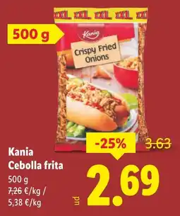 Lidl KANIA Cebolla frita oferta