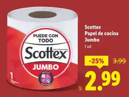 Lidl SCOTTEX Papel de cocina Jumbo oferta