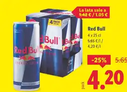 Lidl RED BULL oferta