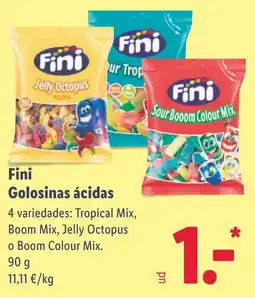 Lidl FINI Golosinas ácidas oferta