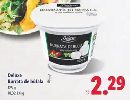 Lidl DELUXE Burrata de búfala oferta
