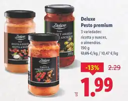 Lidl DELUXE Pesto premium oferta