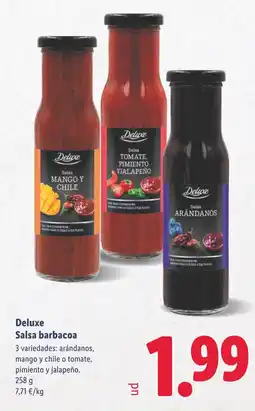 Lidl DELUXE Salsa barbacoa oferta
