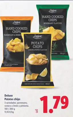 Lidl DELUXE Patatas chips oferta