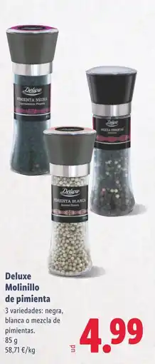 Lidl DELUXE Molinillo de pimienta oferta