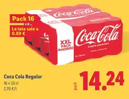 Lidl COCA COLA Regular oferta