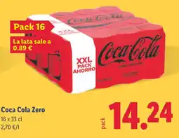 Lidl COCA COLA Zero oferta
