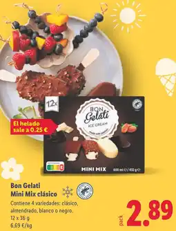 Lidl BON GELATI Mini Mix clásico oferta