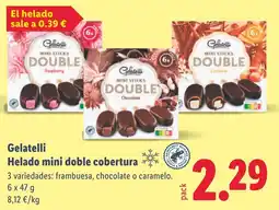 Lidl GELATELLI Helado mini doble cobertura oferta