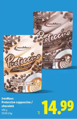 Lidl IRONMAXX Proteccino cappuccino / chocolate oferta