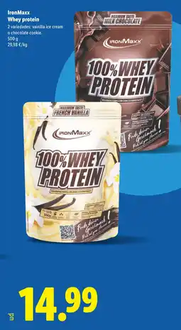 Lidl IRONMAXX Whey protein oferta