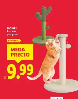 Lidl ZOOFARI Rascador para gatos oferta