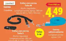 Lidl ZOOFARI Correa oferta