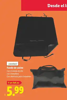 Lidl ZOOFARI Funda de coche oferta