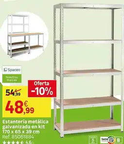 Leroy Merlin Home - estantería metalica galvanizada en kit oferta