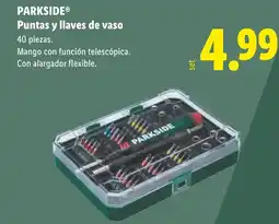 Lidl PARKSIDE Puntas y llaves de vaso oferta