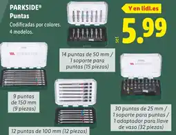 Lidl PARKSIDE Puntas oferta