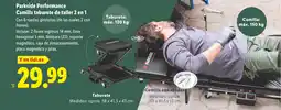 Lidl Parkside Performance Camilla taburete de taller 2 en 1 oferta