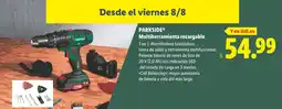 Lidl PARKSIDE Multiherramienta recargable oferta