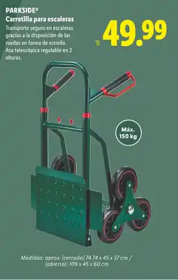 Lidl PARKSIDE Carretilla para escaleras oferta