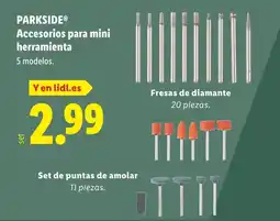 Lidl PARKSIDE Accesorios para mini herramienta oferta