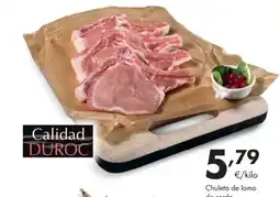 Supermercados Lupa Chuleta de lomo de cerdo oferta