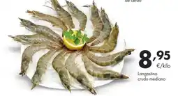 Supermercados Lupa Langostino crudo mediano oferta