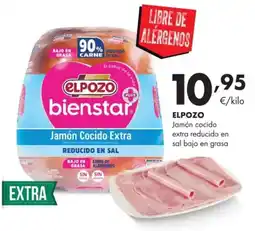 Supermercados Lupa ELPOZO Jamón cocido extra reducido en sal bajo en grasa oferta