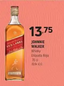 Coviran Johnnie walker - whisky etiqueta roja oferta
