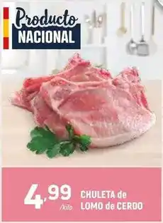 Coviran Chuleta de lomo de cerdo oferta