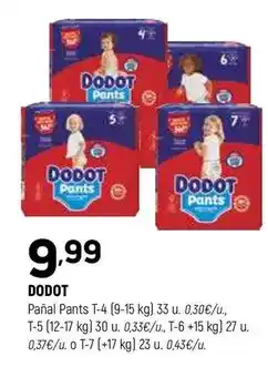 Coviran Dodot - panal pants t-4 oferta