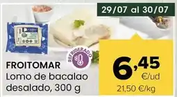 Autoservicios Familia Froitomar - lomo de bacalao desalado oferta