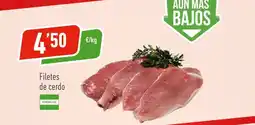 Supermercados Deza Filetes de cerdo oferta