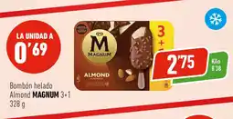Supermercados Deza MAGNUM Bombón helado Almond oferta