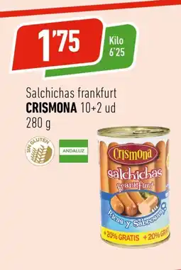 Supermercados Deza CRISMONA Salchichas frankfurt oferta