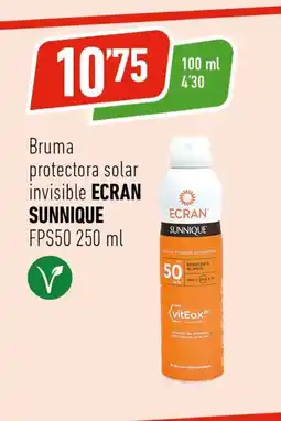 Supermercados Deza ECRAN SUNNIQUE Bruma protectora solar invisible oferta